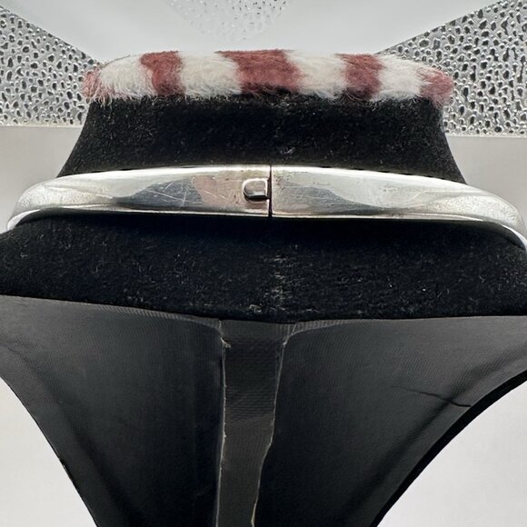 Modernist Organic Necklace Collar Choker Torque Taxco Mexico Sterling Silver - Picture 7 of 12